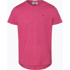 Tommy Jeans - T-shirt męski, lila. Różowe t-shirty męskie Tommy Jeans, m, bez wzorów, z jeansu, bez kołnierzyka. Za 139,95 zł.