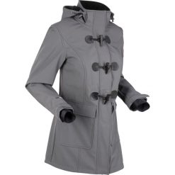 Kurtka budrysówka softshell bonprix szary. Szare kurtki damskie bonprix, bez wzorów, z softshellu. Za 249,99 zł.