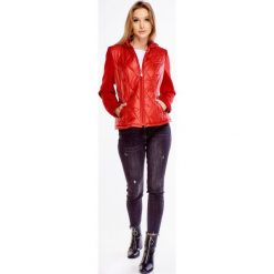 Pikowana kurtka. Kurtki damskie Made in Poland, bez wzorów, z poliesteru, bez kaptura. Za 249,00 zł.