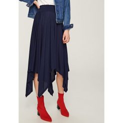 Spódnica midi - Granatowy. Niebieskie spódniczki damskie marki Reserved, bez wzorów, midi. Za 99,99 zł.