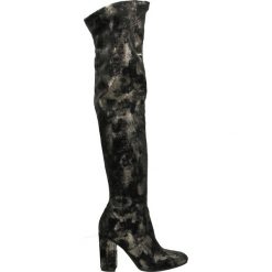 Kozaki - 980 CHIC NERO. Czarne buty zimowe damskie Venezia, z materiału. Za 299,00 zł.