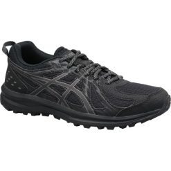 Asics Frequent Trail 1012A022-001. Czarne buty sportowe damskie Asics, bez wzorów, z tkaniny, do biegania. W wyprzedaży za 219,99 zł.