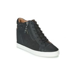 Buty Esprit STAR WEDGE. Czarne trampki i tenisówki damskie Esprit, bez wzorów, bez zapięcia. Za 349,00 zł.