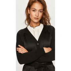 Twinset - Kardigan. Czarne swetry damskie Twinset, s, bez wzorów, z bawełny. W wyprzedaży za 629,90 zł.