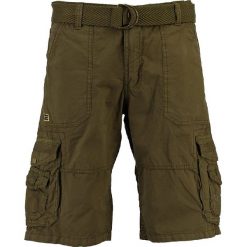 Bermudy "Perou" w kolorze khaki. Brązowe spodenki i szorty męskie Geographical Norway Men, s, w paski, z bawełny. W wyprzedaży za 119,95 zł.
