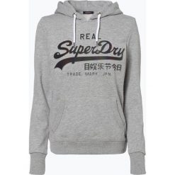 Superdry - Damska bluza nierozpinana, szary. Szare bluzy damskie Superdry, s, z nadrukiem, bez rękawów, z kapturem. Za 329,95 zł.