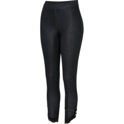 Jegginsy z koronką bonprix czarny "stone". Czarne jeansy damskie bonprix. Za 99,99 zł.