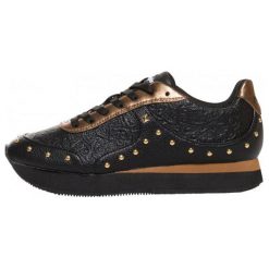 Desigual Tenisówki Damskie Galaxy Winter Valkiria 38 Czarne. Czarne tenisówki damskie marki Desigual, z materiału. W wyprzedaży za 332,00 zł.