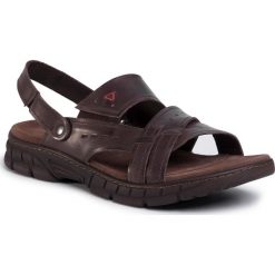 Sandały LASOCKI FOR MEN - MI07-A941-A770-01 Brown. Pomarańczowe klapki męskie Lasocki For Men, bez wzorów, ze skóry. W wyprzedaży za 89,99 zł.