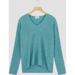 Sweter w kolorze turkusowym. Niebieskie swetry damskie Rodier, z wełny, klasyczne. W wyprzedaży za 159,95 zł.