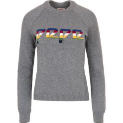 Sweter Pepe Jeans. Niebieskie swetry damskie s, bez wzorów, z jeansu, klasyczne, bez rękawów, bez kaptura. Za 179,00 zł.