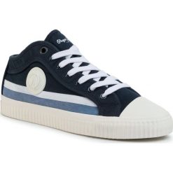 Trampki PEPE JEANS - Malibu In Man PMS30630 Navy 595. Niebieskie półbuty męskie Pepe Jeans, na co dzień, bez wzorów, z jeansu, bez zapięcia. Za 299,00 zł.