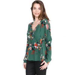 Vila Mule Milja Bluzka Zielony. Zielone bluzki damskie Vila, w kwiaty, z wiskozy. Za 200,95 zł.
