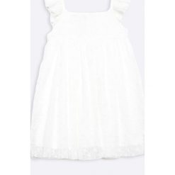 Name it - Sukienka dziecięca 80-10 cm. Białe sukienki dziewczęce marki Name it, bez wzorów, z poliesteru, casualowe, bez rękawów, mini, rozkloszowane. W wyprzedaży za 99,90 zł.