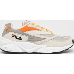 Fila - Buty V94M Low. Brązowe sneakersy męskie Fila, ze skóry, na sznurówki. W wyprzedaży za 399,90 zł.