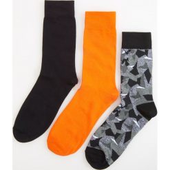 Kapcie męskie: 3 pack skarpetek – Szary