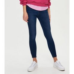 Boyfriendy damskie: Jeansy skinny – Granatowy