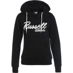 Bluzy rozpinane damskie: Russell Athletic LONG WRAP OVER Bluza z kapturem black