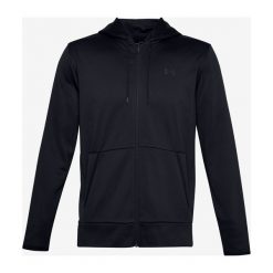 Under Armour Armour Fleece Bluza Czarny. Czarne bluzy męskie Under Armour, s, bez wzorów, z poliesteru, bez kołnierzyka, bez rękawów, bez kaptura. Za 309,95 zł.