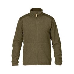 Fjällräven Sten Fleece, Ciemna Oliwka | 633 | L. Bluzy damskie Fjällräven, l, bez wzorów, z polaru, bez rękawów, bez kaptura. W wyprzedaży za 604,39 zł.