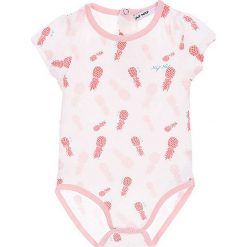 Body w kolorze białym. Białe bluzy niemowlęce Naf Naf Kids. W wyprzedaży za 22,95 zł.