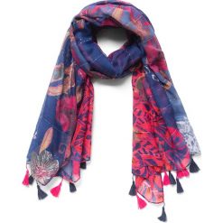 Desigual Autumm Mood Szalik Niebieski Różowy. Różowe szaliki damskie Desigual, z poliesteru. Za 240,95 zł.
