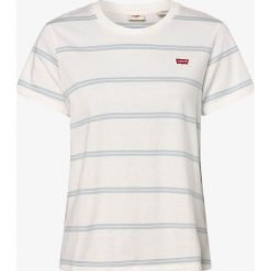 Levi's - T-shirt damski, biały. Białe t-shirty damskie Levi's®, s, w paski, bez kołnierzyka. Za 99,95 zł.