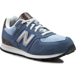 Trampki chłopięce: Sneakersy NEW BALANCE – KL574U2G Niebieski