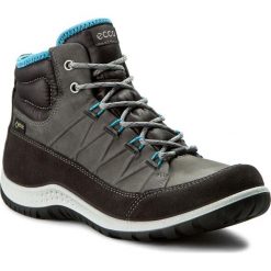 Trekkingi ECCO - Aspina GORE-TEX 83851357066 Moonless/Dark Shadow. Szare buty trekkingowe damskie ecco. W wyprzedaży za 399,00 zł.