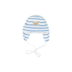 Czapeczki niemowlęce: Steiff Czapka milky blue