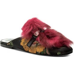 Klapki damskie: Klapki HEGO’S MILANO – 1023 Fiori Lam Rosso/Fuxia/Pietre
