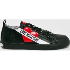 Love Moschino - Buty. Czarne buty sportowe damskie Love Moschino, z gumy. Za 739,90 zł.