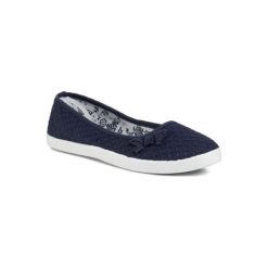BASSANO WSS20018-1 Granatowy. Niebieskie trampki i tenisówki damskie Bassano, bez wzorów, z materiału, bez zapięcia. Za 39,99 zł.