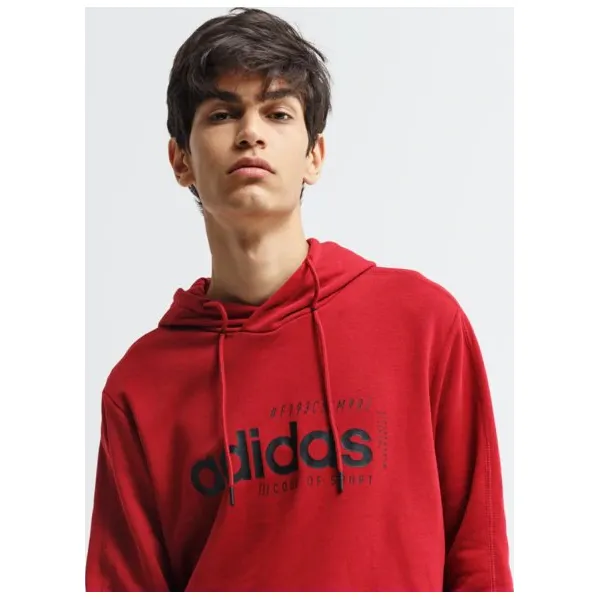 Adidas Bluza M Bb Hdy , czerwony, rozmiar M. Czerwone bluzy męskie Adidas, m, z aplikacjami, z bawełny, klasyczne, z kapturem, bez rękawów, bez kaptura. W wyprzedaży za 179,99 zł.