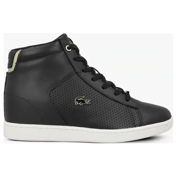 Lacoste Carnaby Evo Wedge 3174 buty damskie, czarny, rozmiar 39,5. Czarne koturny damskie Lacoste, bez wzorów, ze skóry, sportowe, Lacoste Carnaby Evo. W wyprzedaży za 297,49 zł.
