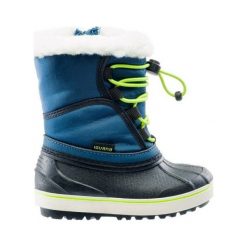 Buciki niemowlęce chłopięce: IGUANA Buty dziecięce Firmin Mid Kids Niebieskie r. 22/23