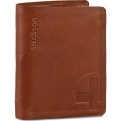 Duży Portfel Męski STRELLSON - Edwyn 4010000220 Cognac 703. Pomarańczowe portfele męskie marki Strellson, bez wzorów, ze skóry. Za 159,00 zł.