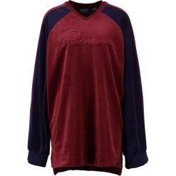 Bluzy damskie: Fenty PUMA by Rihanna OVERSIZED VNECK Bluza tawny port/evening blue