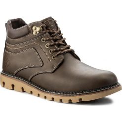 Buty zimowe męskie: Trapery GINO LANETTI – MP07-16777-02 Brązowy