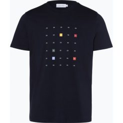 Calvin Klein - T-shirt męski, niebieski. Niebieskie t-shirty męskie z nadrukiem marki Calvin Klein, l. Za 229,95 zł.