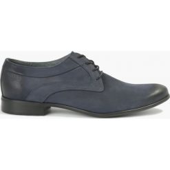 Półbuty granatowe Terence. Niebieskie buty wizytowe męskie marki Badura. Za 319,99 zł.