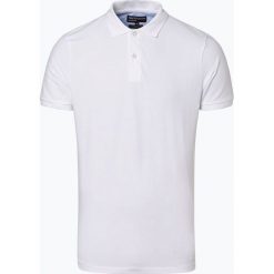 Nils Sundström - Męska koszulka polo, biały. Białe koszulki męskie Nils Sundström, m, bez wzorów, klasyczne, bez rękawów. Za 119,95 zł.