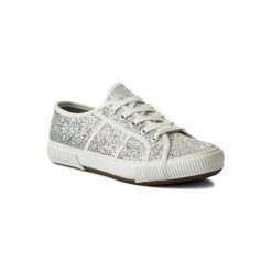 NYLON RED WSJGH06-1. Białe trampki i tenisówki damskie Nylon Red, bez wzorów, z nylonu, bez zapięcia. Za 59,99 zł.