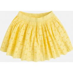 Mayoral - Spódnica dziecięca 98-134 cm. Żółte spódniczki dziewczęce Mayoral, z bawełny, mini, rozkloszowane. Za 119,90 zł.