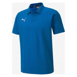 Puma Teamgoal 23 Casuals Polo Koszulka Niebieski. Niebieskie podkoszulki męskie Puma, l, z haftami, z elastanu, bez rękawów. Za 154,95 zł.