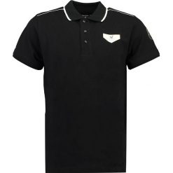 Koszulka polo w kolorze czarnym. Czarne koszulki męskie Stone Goose, m, z aplikacjami, z bawełny, bez rękawów. W wyprzedaży za 98,95 zł.