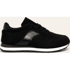Answear - Buty Ideal Shoes. Czarne buty sportowe damskie ANSWEAR, bez wzorów, z gumy, sportowe. Za 129,90 zł.