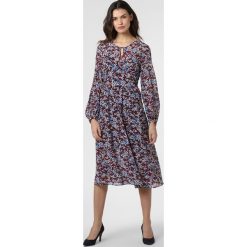 Tommy Hilfiger - Sukienka damska, czerwony. Czerwone sukienki damskie TOMMY HILFIGER, w kwiaty, bez kołnierzyka, bez rękawów, rozkloszowane. Za 749,95 zł.