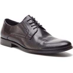 Półbuty LASOCKI FOR MEN - MI08-C343-381-03M Black. Czarne buty wizytowe męskie Lasocki For Men, bez wzorów, ze skóry, eleganckie, bez zapięcia. Za 189,99 zł.