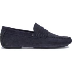 Tommy Hilfiger Mokasyny Niebieski. Niebieskie mokasyny męskie TOMMY HILFIGER, ze skóry. Za 654,95 zł.